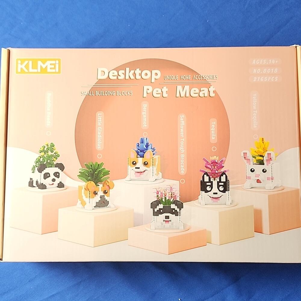 Micro Building Block Set Desktop Pet Meat 2765pcs NIB NWT Sealed 8018